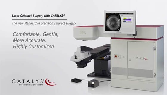 CATALYS Precision Laser System：飛秒雷射白內障手術系統。